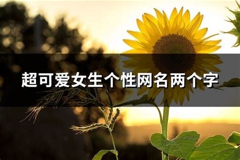 超可愛名字|女生可爱的网名 (精选800个)